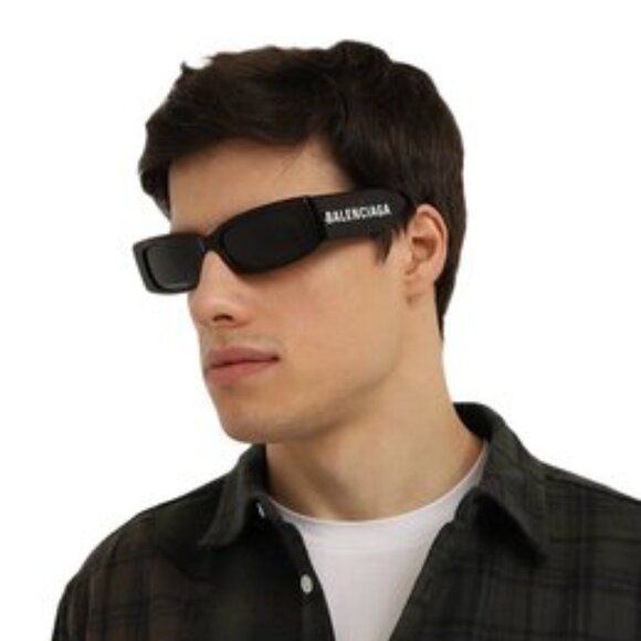 NEW BB0260S 002 BALENCIAGA DARK HAVANA/GREEN UNISEX BALENCIAGA SUNGLASSES - Picture 7 of 11